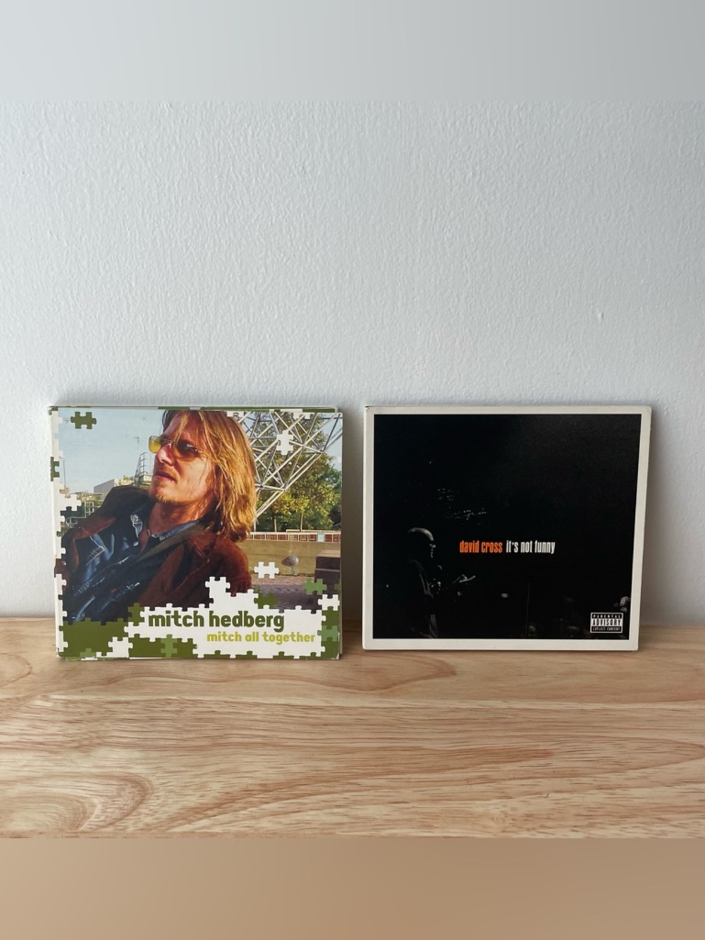 MITCH HEDBERG “MITCH ALL TOGETHER” & DAVID CROSS “IT’S NOT FUNNY” CD BUNDLE!